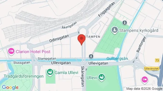 Lägenheter att hyra i Göteborg Centrum - kort over placeringen