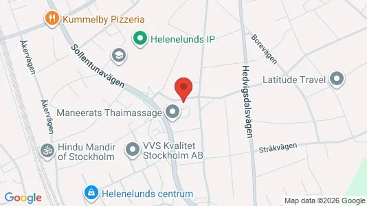 Lägenheter att hyra i Sollentuna - kort over placeringen