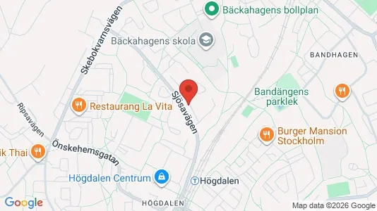 Lägenheter att hyra i Söderort - kort over placeringen