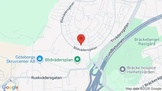 Lägenheter att hyra i Västra hisingen - kort over placeringen