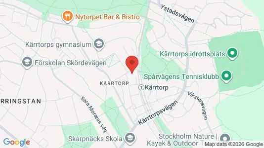 Lägenheter att hyra i Söderort - kort over placeringen