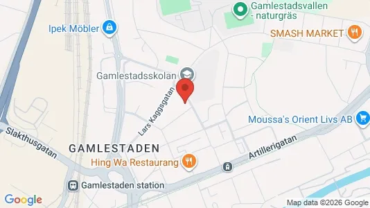 Lägenheter att hyra i Göteborg Östra - kort over placeringen