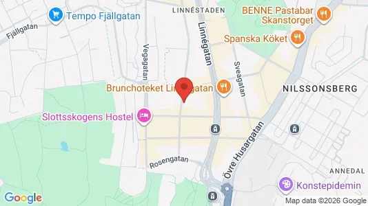 Lägenheter att hyra i Göteborg Centrum - kort over placeringen