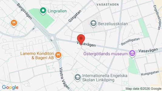 Lägenheter att hyra i Linköping - kort over placeringen