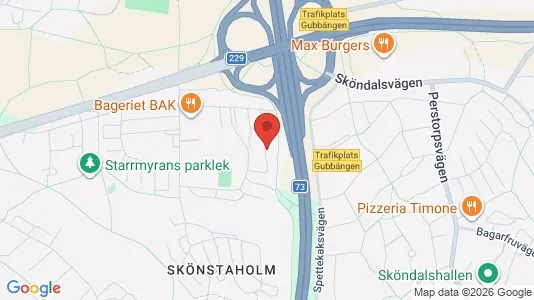Lägenheter att hyra i Söderort - kort over placeringen