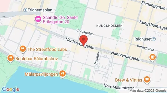 Lägenheter att hyra i Kungsholmen - kort over placeringen