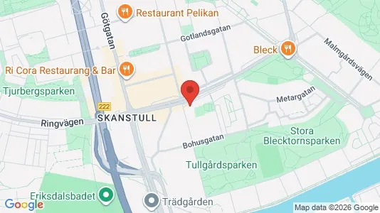 Lägenheter att hyra i Södermalm - kort over placeringen