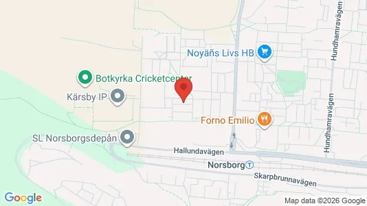 Lägenheter att hyra i Botkyrka - kort over placeringen
