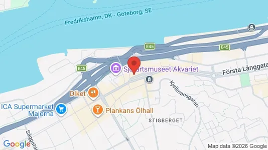 Lägenheter att hyra i Majorna-Linné - kort over placeringen