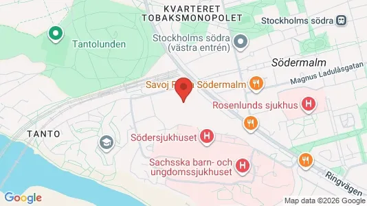 Lägenheter att hyra i Södermalm - kort over placeringen