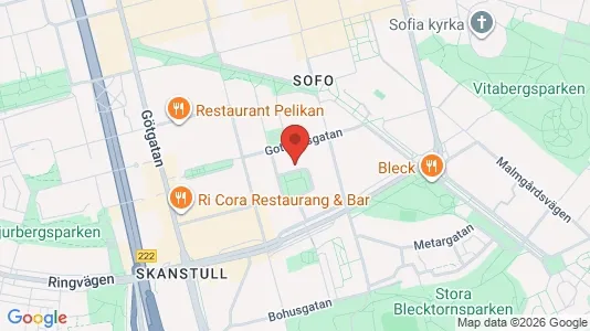 Lägenheter att hyra i Södermalm - kort over placeringen