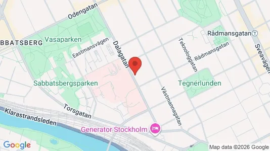 Lägenheter att hyra i Vasastan - kort over placeringen