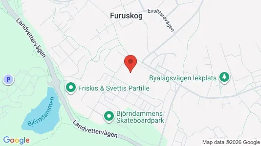 Lägenheter att hyra i Partille - kort over placeringen