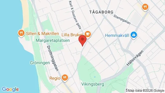 Lägenheter att hyra i Helsingborg - kort over placeringen