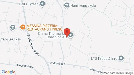 Lägenheter att hyra i Tyresö - kort over placeringen