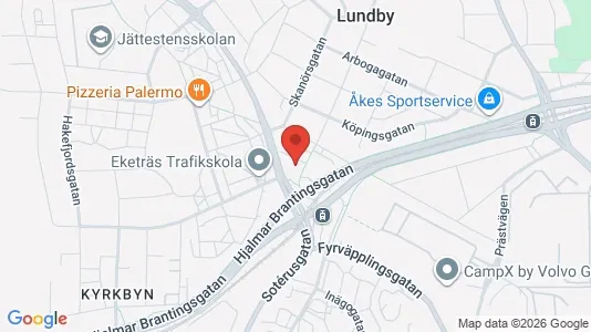 Lägenheter att hyra i Västra hisingen - kort over placeringen