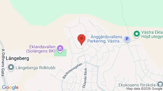 Lägenheter att hyra i Mölndal - kort over placeringen