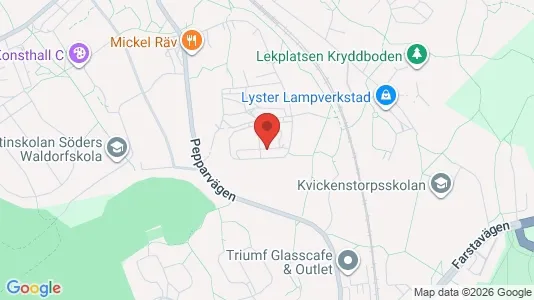Lägenheter att hyra i Söderort - kort over placeringen