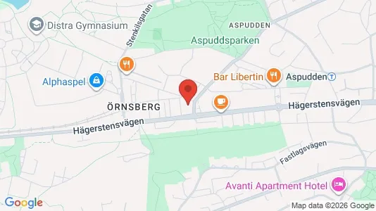 Lägenheter att hyra i Söderort - kort over placeringen