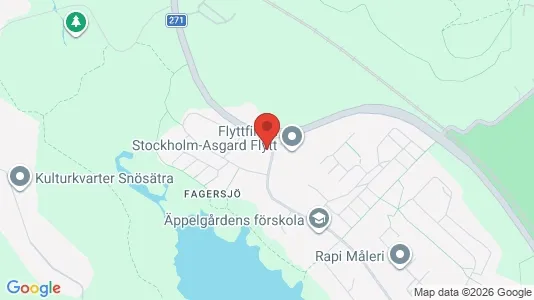 Lägenheter att hyra i Söderort - kort over placeringen