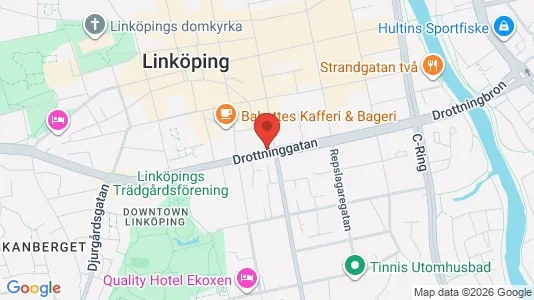 Lägenheter att hyra i Linköping - kort over placeringen