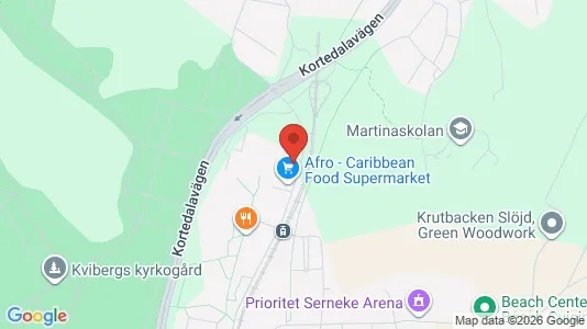 Lägenheter att hyra i Göteborg Östra - kort over placeringen