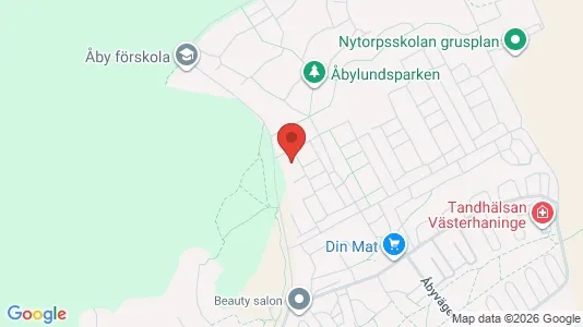 Lägenheter att hyra i Haninge - kort over placeringen