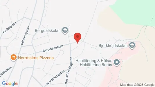 Lägenheter att hyra i Borås - kort over placeringen