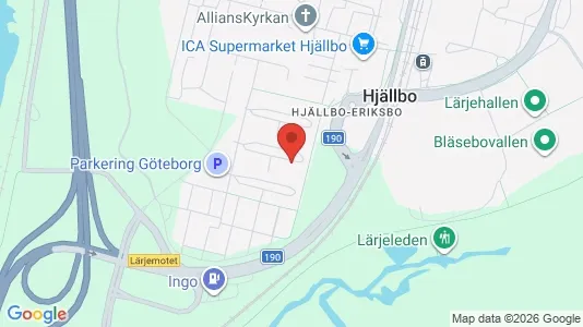 Lägenheter att hyra i Angered - kort over placeringen