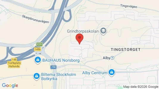 Lägenheter att hyra i Botkyrka - kort over placeringen