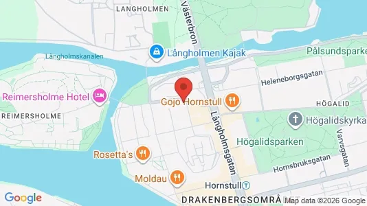 Lägenheter att hyra i Södermalm - kort over placeringen