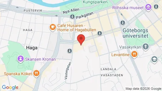 Lägenheter att hyra i Göteborg Centrum - kort over placeringen