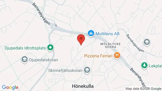 Lägenheter att hyra i Härryda - kort over placeringen