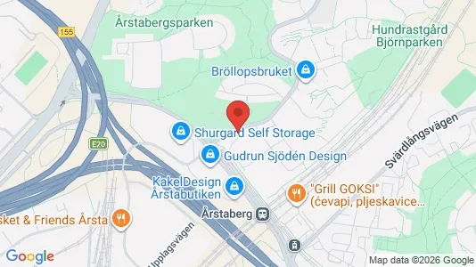 Lägenheter att hyra i Södermalm - kort over placeringen