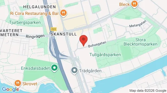 Lägenheter att hyra i Södermalm - kort over placeringen