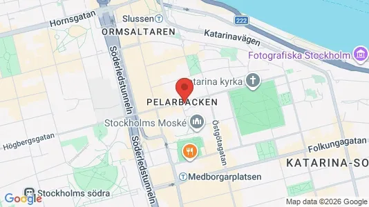 Lägenheter att hyra i Södermalm - kort over placeringen