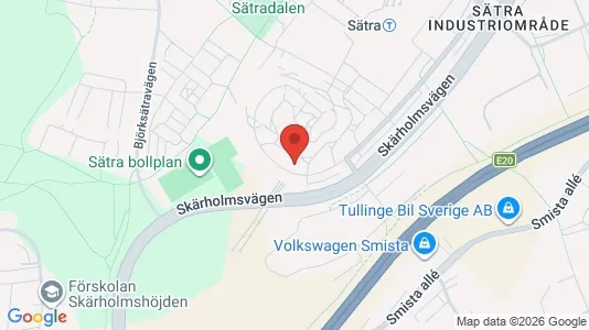 Lägenheter att hyra i Söderort - kort over placeringen