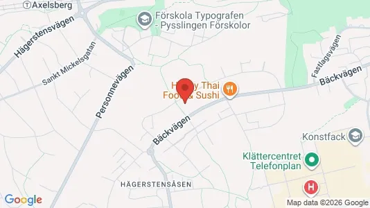 Lägenheter att hyra i Söderort - kort over placeringen