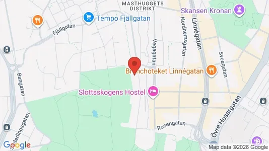 Lägenheter att hyra i Majorna-Linné - kort over placeringen