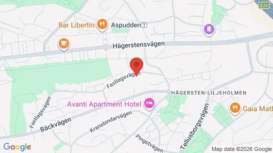 Lägenheter att hyra i Söderort - kort over placeringen