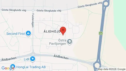 Lägenheter att hyra i Umeå - kort over placeringen