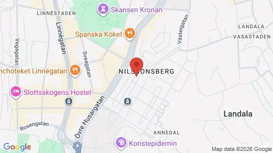 Lägenheter att hyra i Göteborg Centrum - kort over placeringen