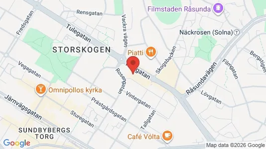 Lägenheter att hyra i Sundbyberg - kort over placeringen