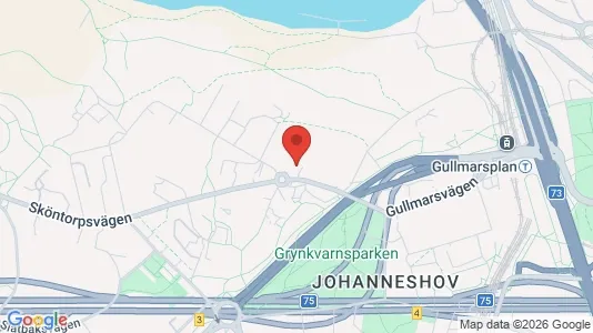 Lägenheter att hyra i Hammarbyhamnen - kort over placeringen
