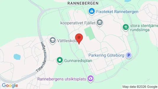 Lägenheter att hyra i Angered - kort over placeringen
