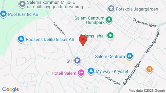 Lägenheter att hyra i Salem - kort over placeringen