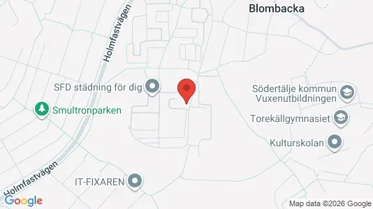 Lägenheter att hyra i Södertälje - kort over placeringen