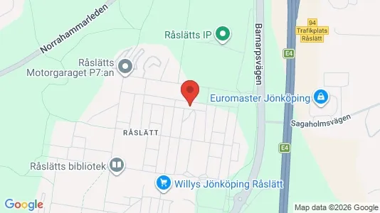 Lägenheter att hyra i Jönköping - kort over placeringen