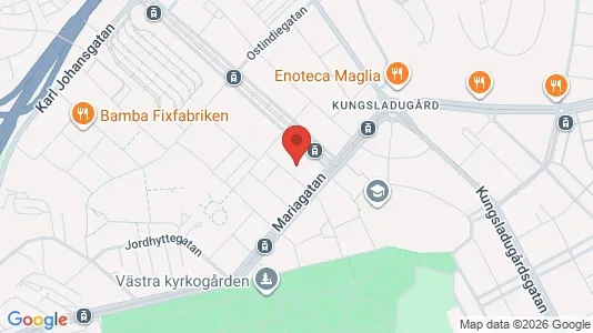 Lägenheter att hyra i Majorna-Linné - kort over placeringen