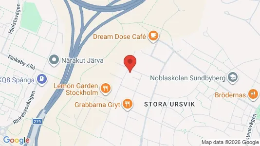Lägenheter att hyra i Sundbyberg - kort over placeringen